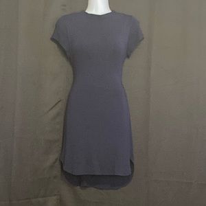Simple blue short dress